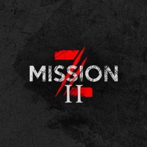 Mission Z 2 logo on a dark and gritty background